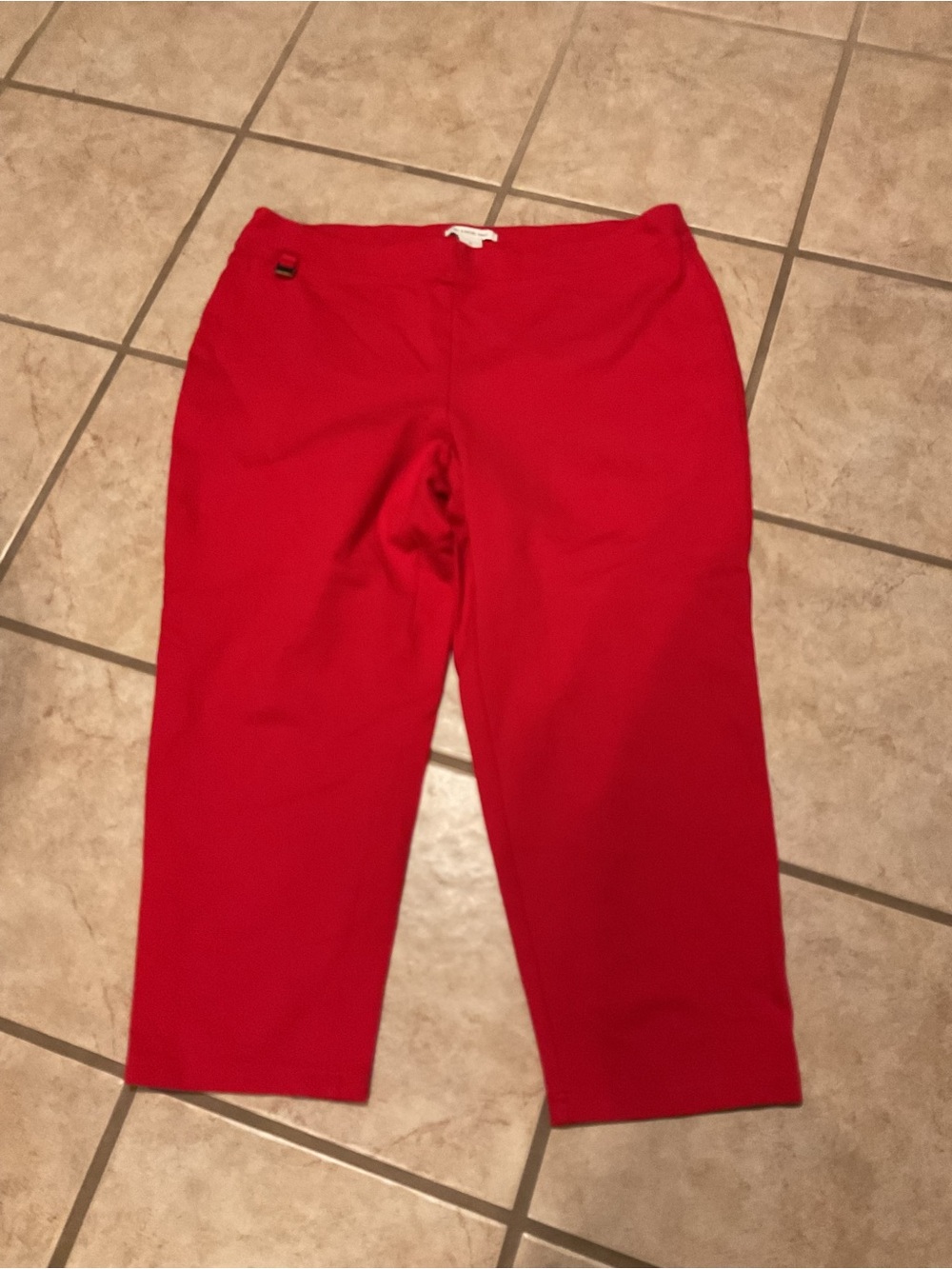 Zac & Rachel Pull On Red Pants Women’s Size 3X